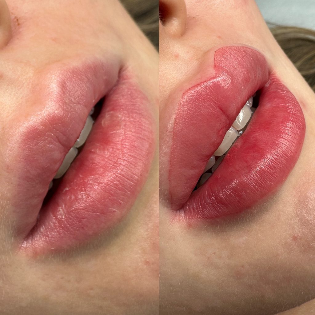 lip tattoo